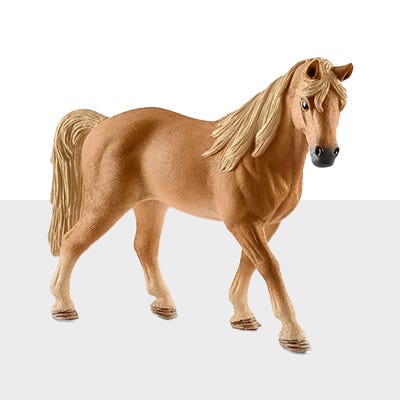 toy horse icon. click to shop collectible toy horses