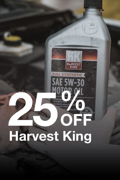 Harvest King promotional image featuring a bold 
