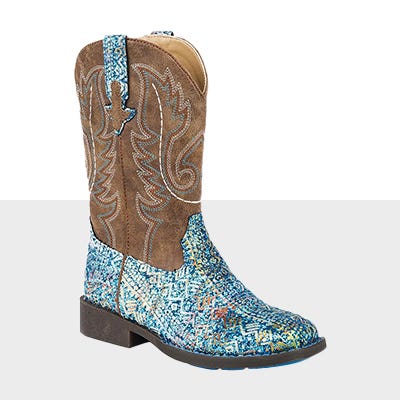 girls cowboy boots icon. click to shop girls boots and shoes