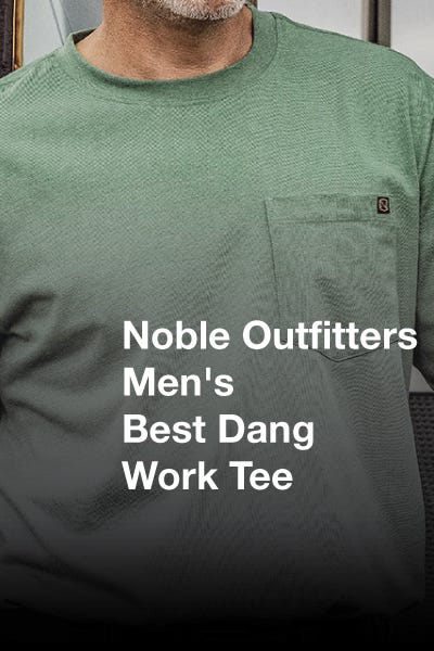  Noble Outfitters men's work tee, known as the 