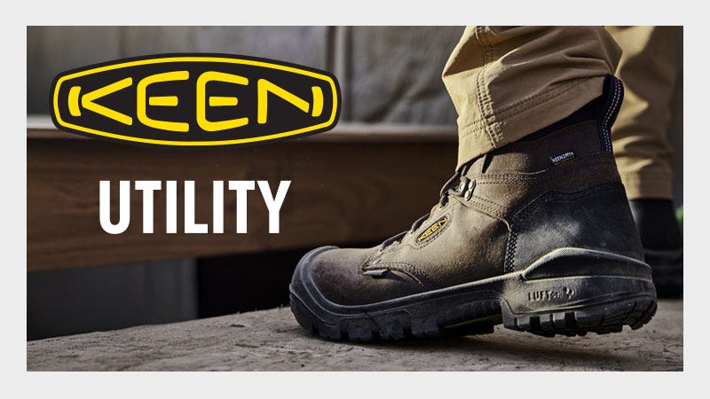 Close shot of keen utility boot