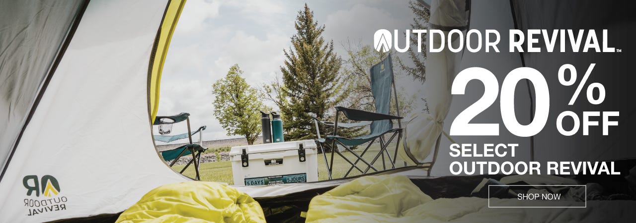 Enjoy 20% off select Outdoor Revival products in this seasonal sale.