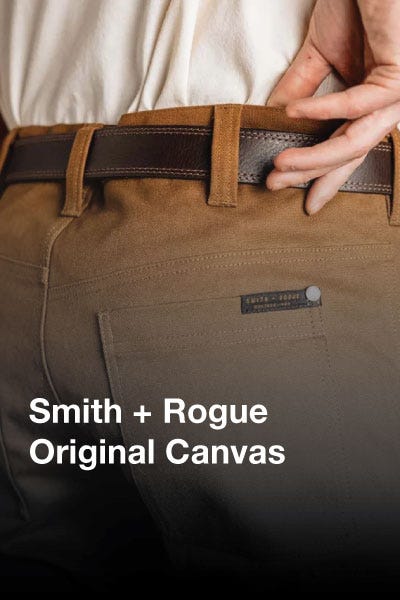 A $20 gift card for Smith + Rogue original canvas items, showcasing the brand's logo and vibrant colors.