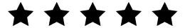5 black stars