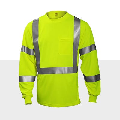 mens reflective shirt cutout