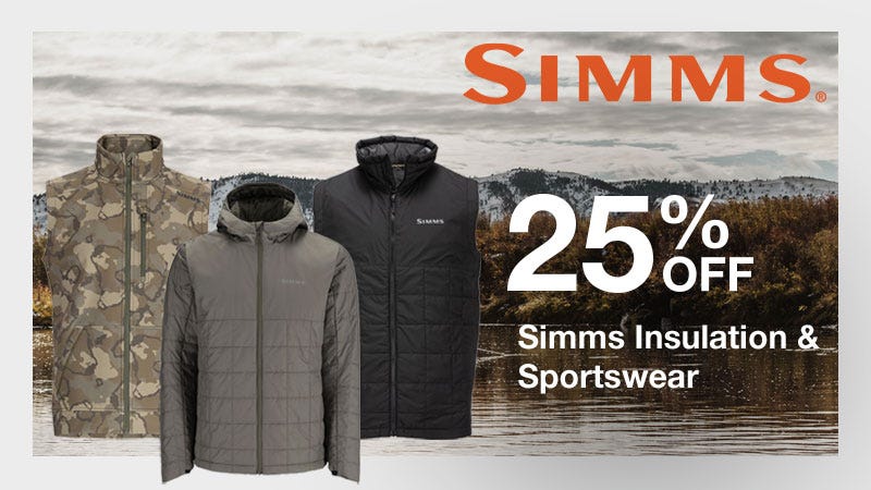 three articles of clothing backdrop is montana landscape; north 40 simms outerwear sale; 25% off online & in-store