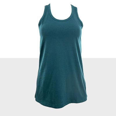 women's tank cutout