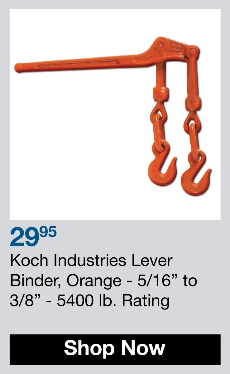 koch industries lever binder