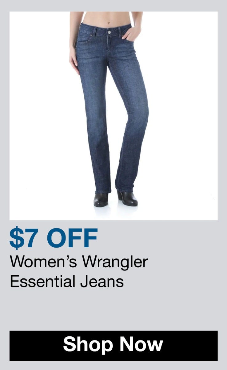 wrangler essential jeans